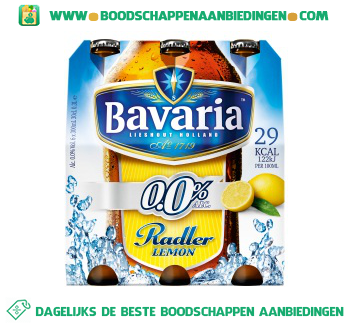 Slink Verzorgen Konijn Bavaria Radler 0.0% lemon pak 6 flesjes aanbieding - Boodschappen  Aanbiedingen