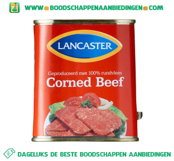 Persona Postcode dikte Lancaster Corned beef aanbieding - Boodschappen Aanbiedingen