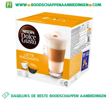 Presentator Scepticisme Dressoir Nescafé Dolce Gusto latte macchiato aanbieding - Boodschappen Aanbiedingen