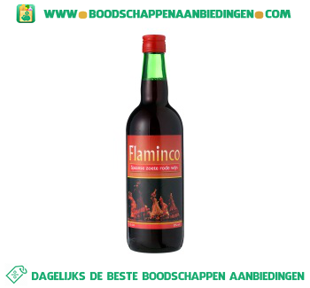 Flaminco zoete rode wijn aanbieding Boodschappen